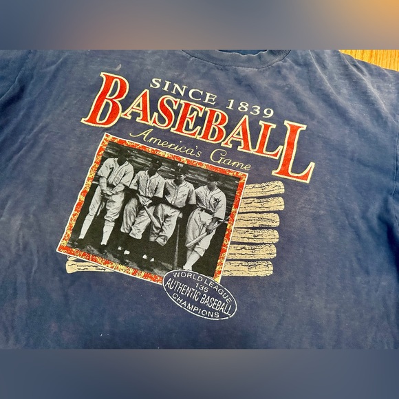 Vintage Players America's Game Baseball 1839 t-shirt - Picture 2 of 6